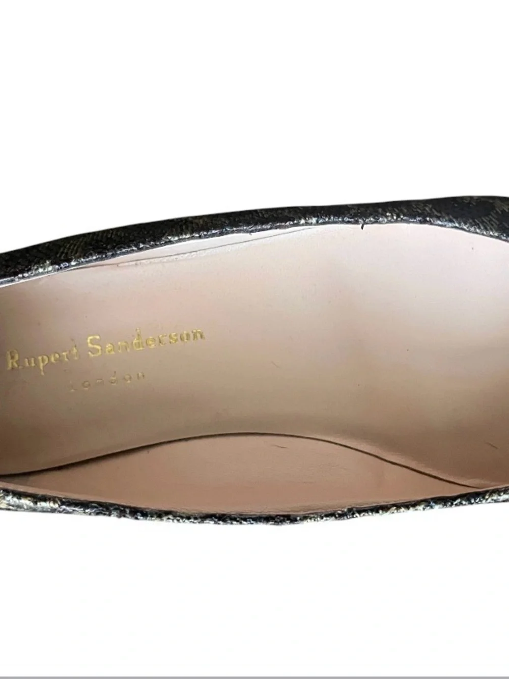 RUPERT SANDERSON LONDON AGA BALLET FLATS